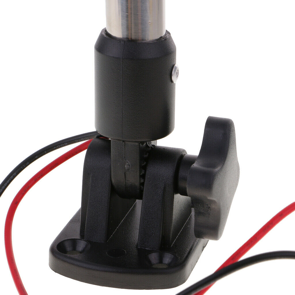12V Marine Boat Three-Color Red Green White LED Anchor Light Stainless Steel