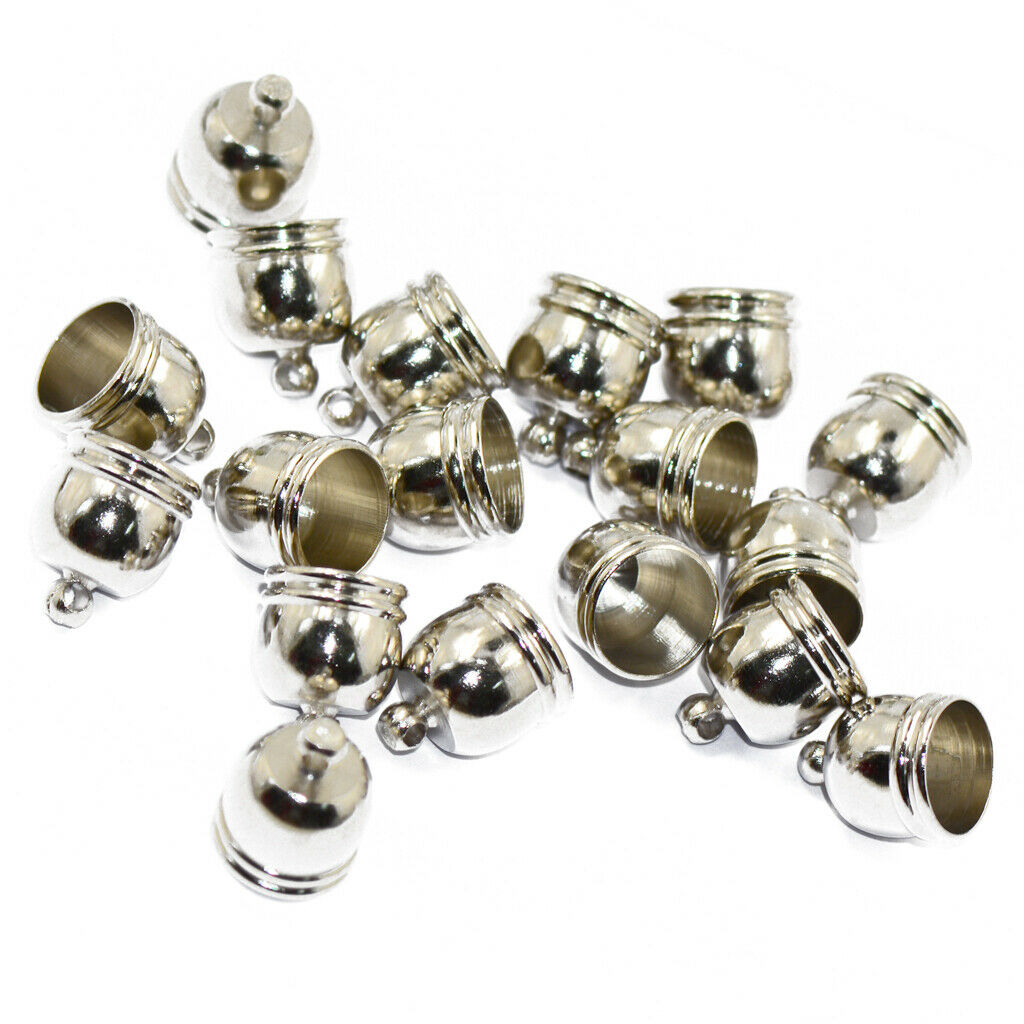 10pcs Brass Bell End Bead Caps Tip Jewelry Making Findings for Craft DIY