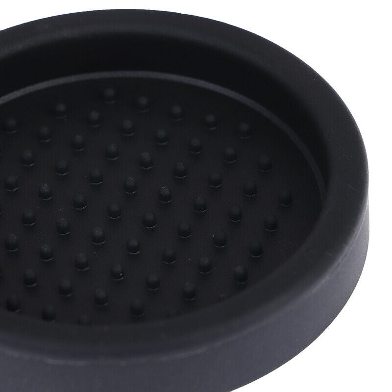 1PCS Black Silicone Round Coffee Tamper Mat Espresso Diameter NO Coffee TampI7