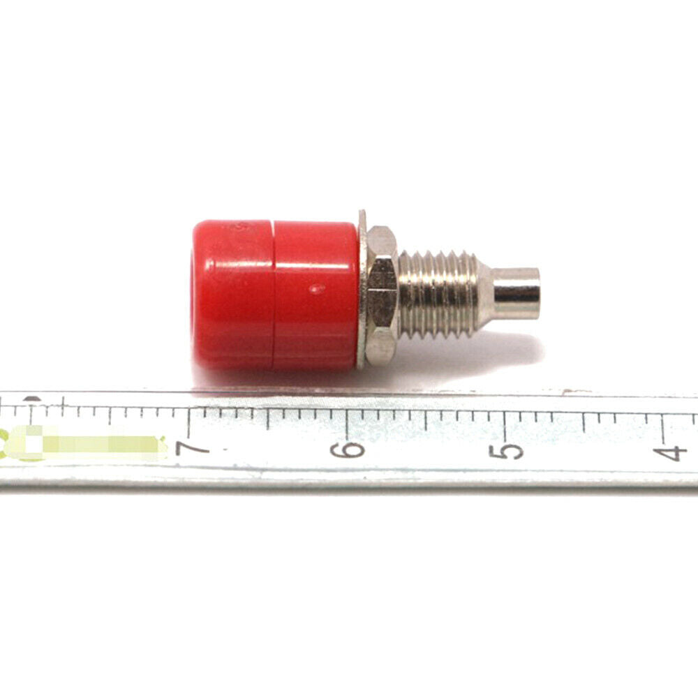5PCS 4mm Nickel Plated Socket Female Banana Plug Terminal Connector Mix Color
