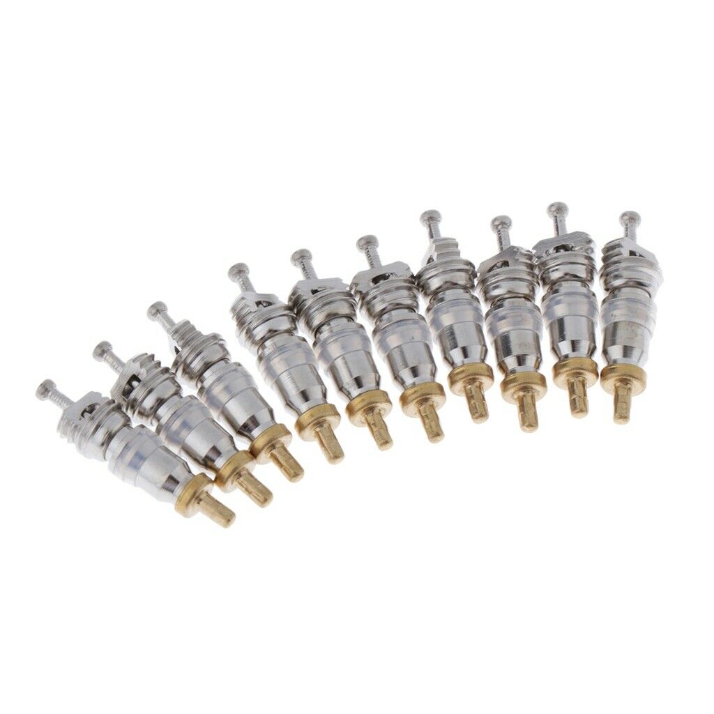 10Pcs R410 Brass Air Conditioner Valve Cores Replacement AC Accessories