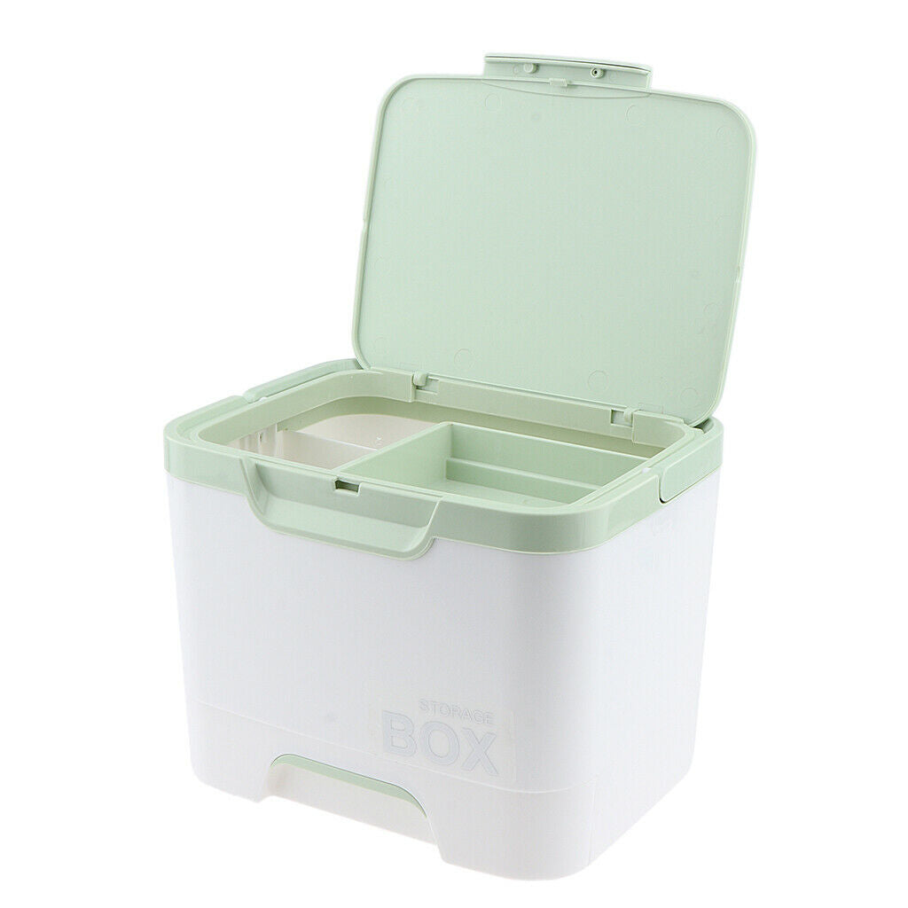 Multipurpose First Aid Nail Art & Makeup Supply Case Storage Organizer Box Light