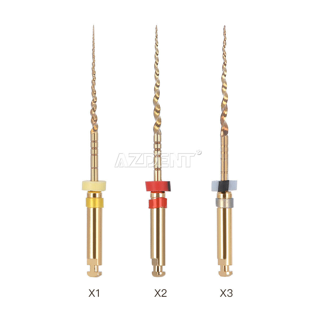 10X Dental 25mm Endodontic Treatment Root Canal Niti File X1 X2 X3 Engine Use