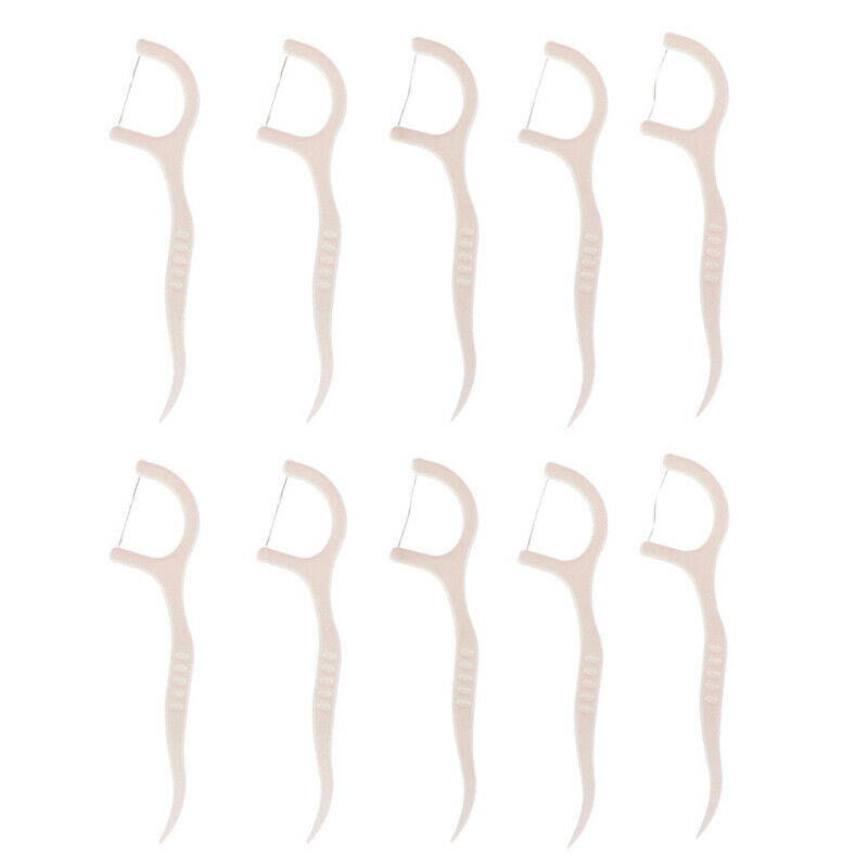 30Pcs Dental Floss Oral Hygiene Dental Sticks Dental Tooth Picks ABS Fl zqY1