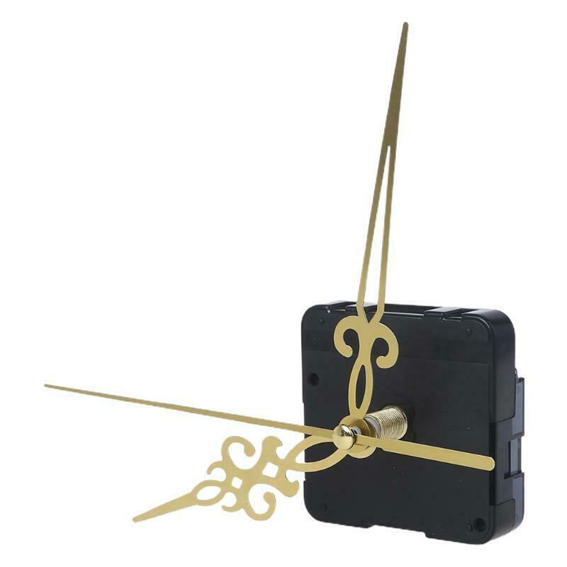 2pcs High Torque Non Ticking Clock Movement Mechanism 4 Clock Hands Repair Parts
