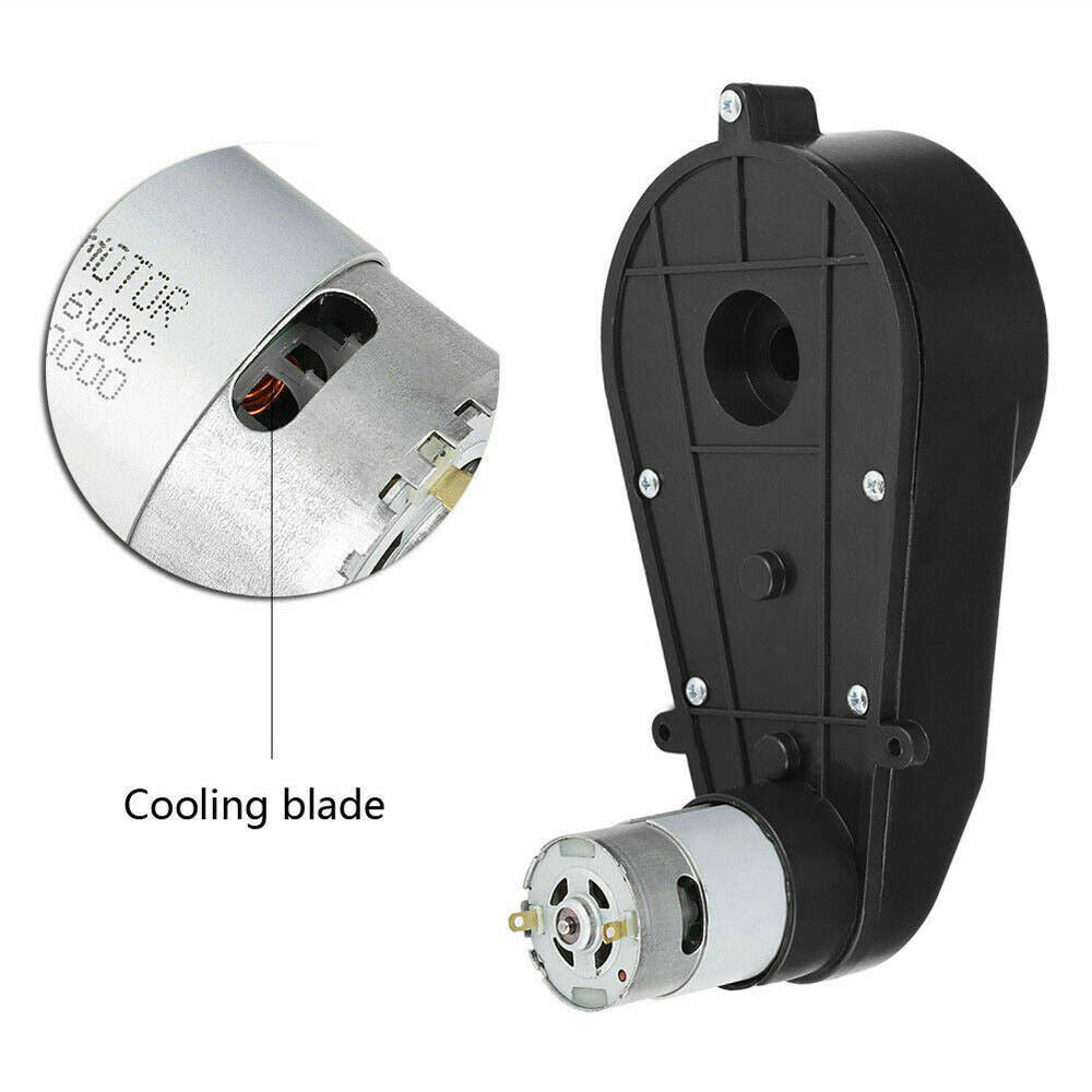 12V 550-30000 RPM Electric Motor Gear Box For Ride On Bike Car Children LIN