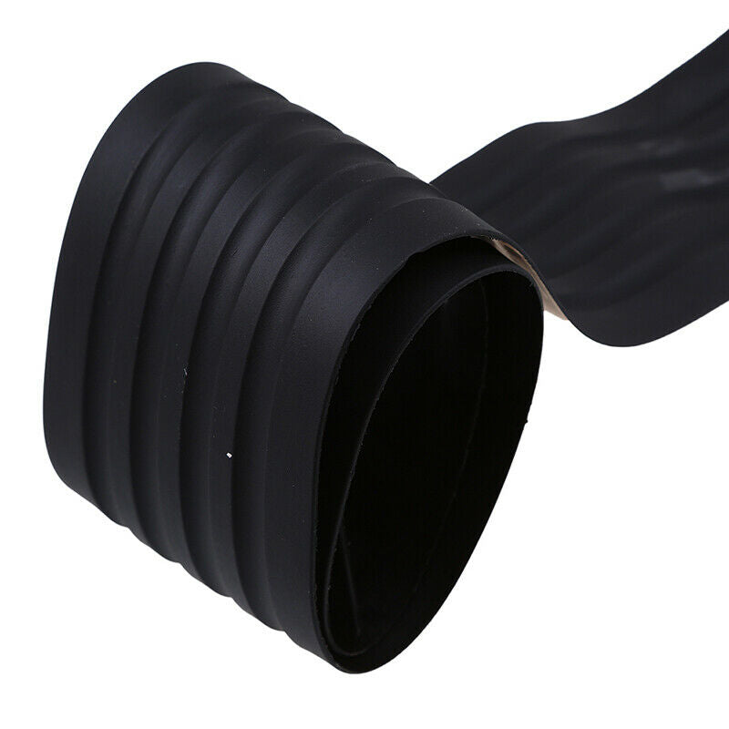 1X Rubber Car Rear Bumper Protector Trim Strip Trunk Sill Guard Scratch Cover