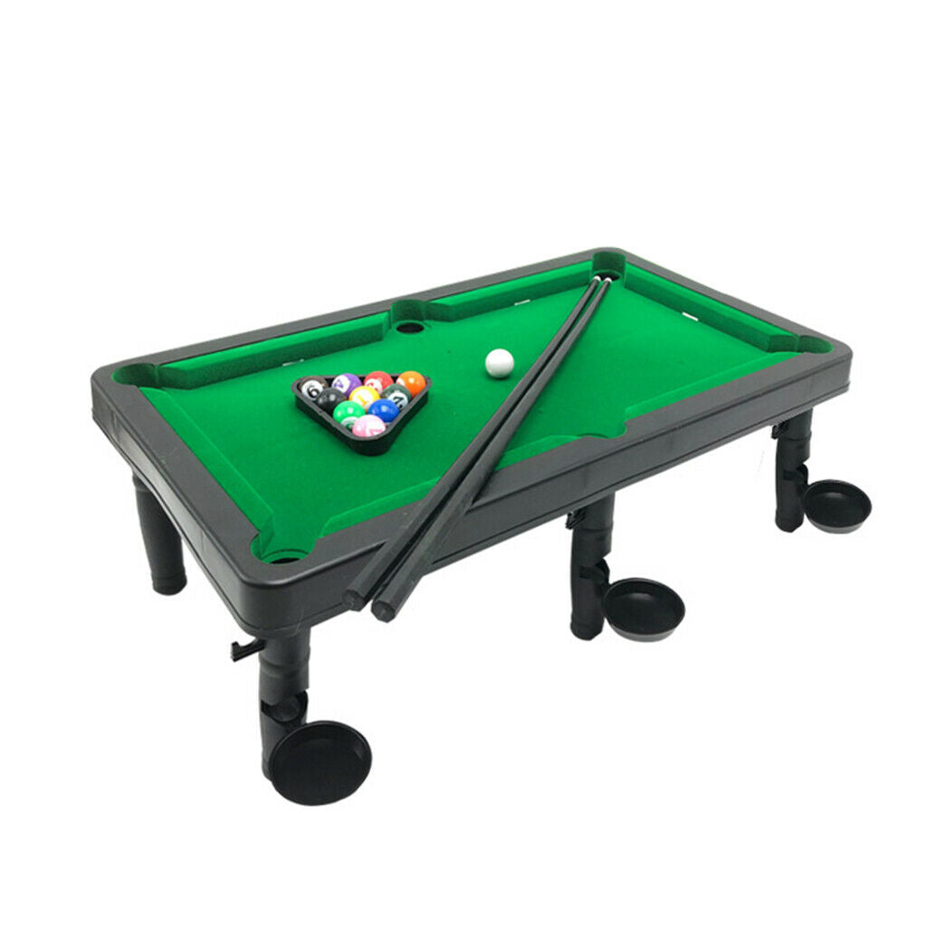 Mini Tabletop Pool Set Table Desktop Billiards Sets for Kids Children