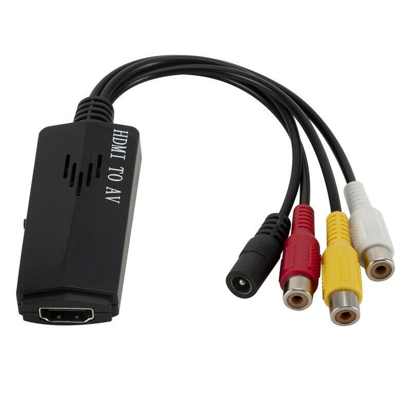 1080P MI to RCA Composite AV CVBS Video Cable Converter Adapter Support NTS G1B2