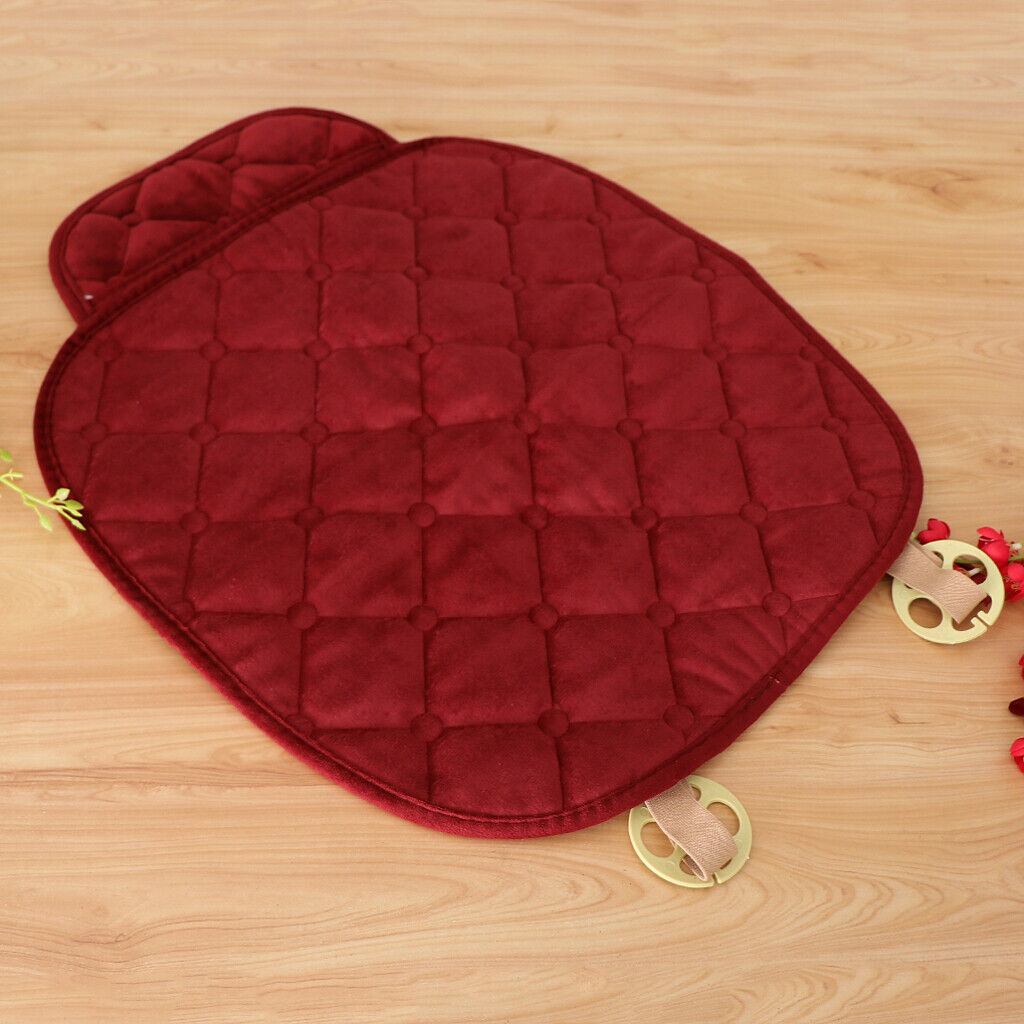 Non-slip Car Seat Cushion Protector Chair Mat Pad for Car Office Home Red