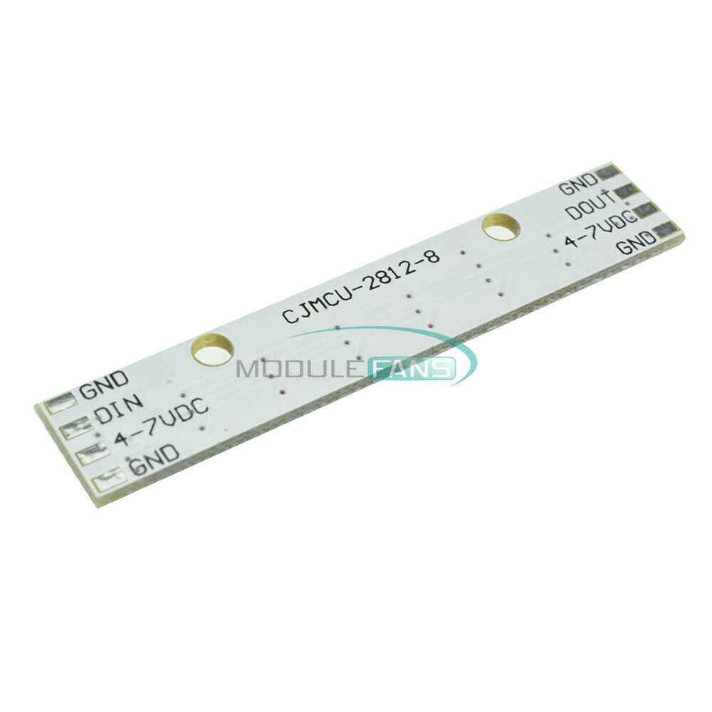 5PCS WS2812 WS2811 5050 RGB LED Lamp Panel Module 5V 8-Bit Rainbow LED Precise