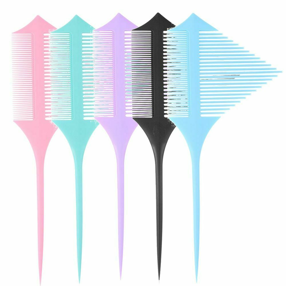 Tool Highlighting Combs Double-sided Hair Color Tools Coloring Brushes Comb