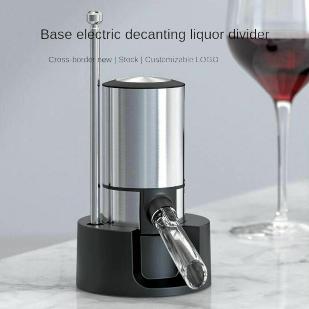 Wine Aerator Pourer with Retractable Tube Dispenser Pump for Lovers Women