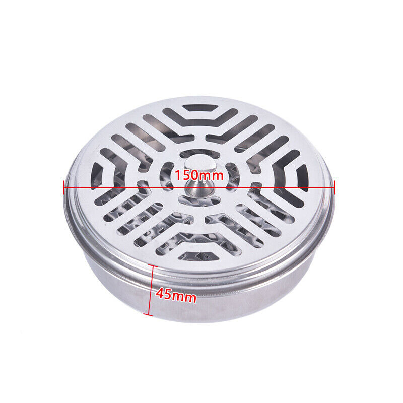 Mosquito Coil Holder Tray Frame Safe Metal Round Rack Plate Portable With.l8