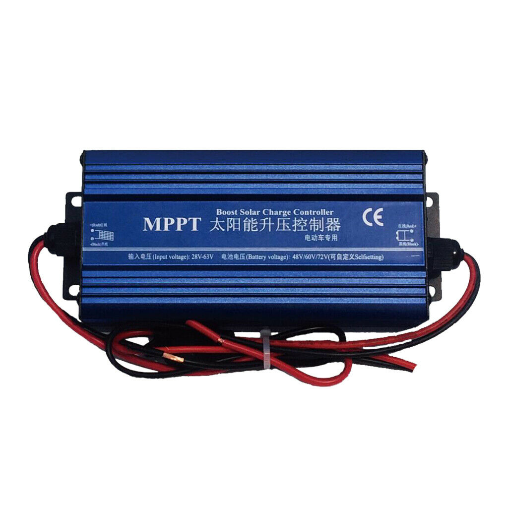 Intelligent MPPT Boost Solar Charge Controller Panel Regulator 48V-72V IP30
