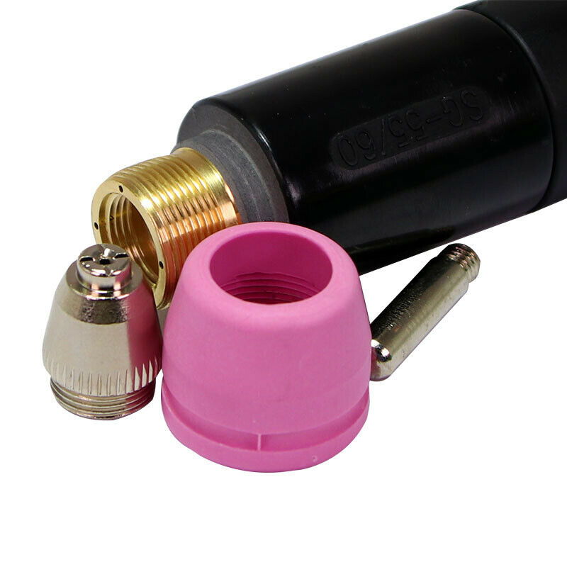 26PCS AG-60 / SG-55 Plasma Cutter Cap Torch Electrode Tip Conductive Nozzle Set