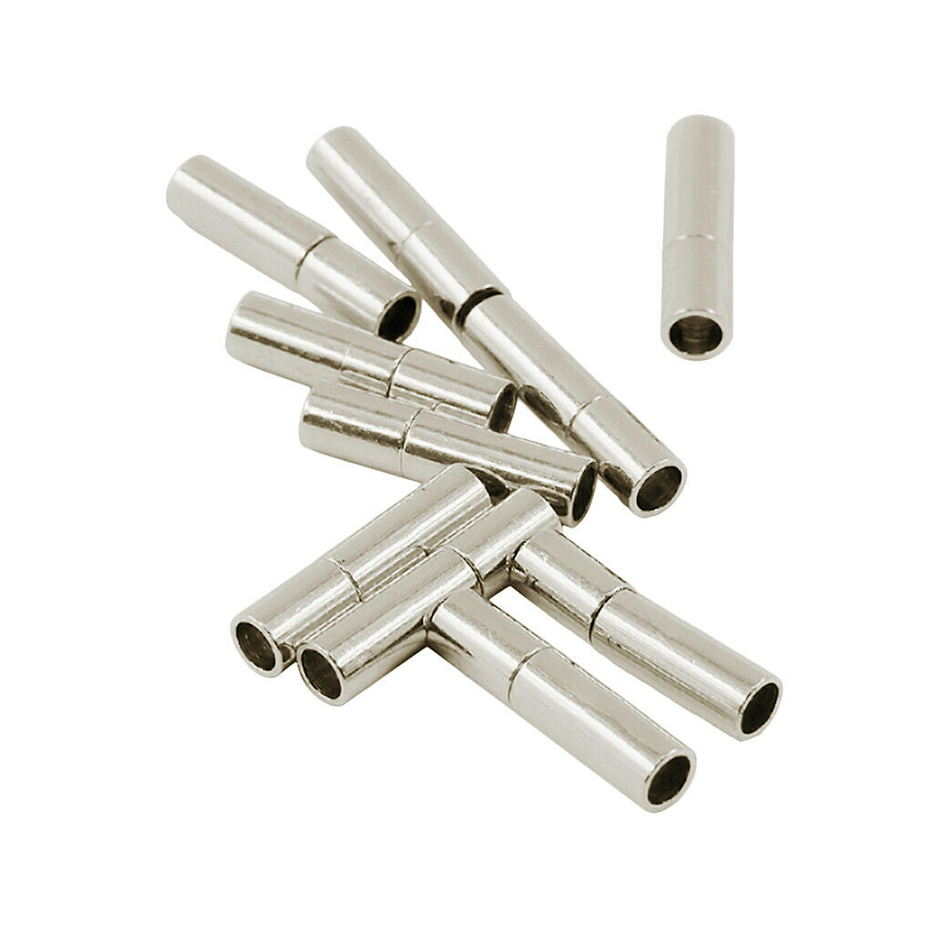 20 sets of 2mm 3mm leather Kumihimo adhesive magnetic clasp