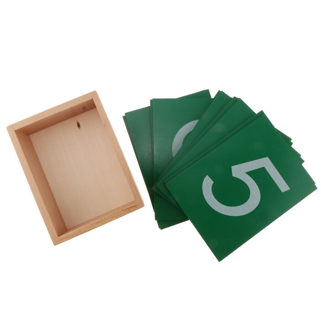Toys Montessori Numbers Paper Educational Game for Kids with Storage Bag