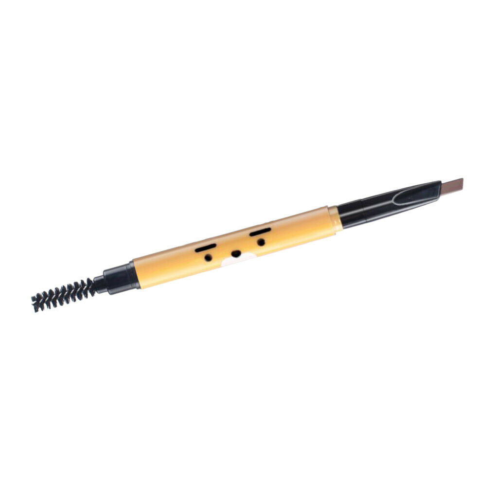 Waterproof Rotary Eyebrow Pencil Long-lasting Eyebrow Makeup Pen Light Brown