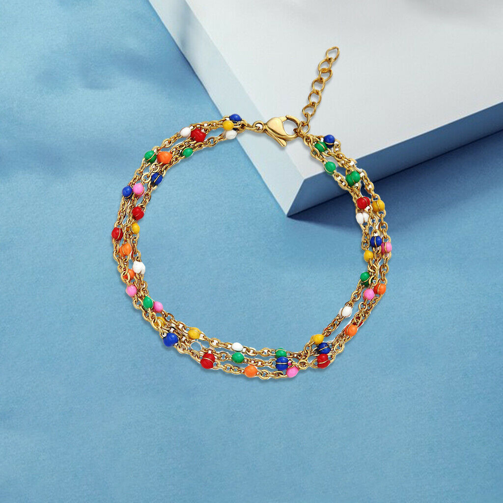 Bohemian Beaded Bracelets for Women Men Birthday Surfer Party Holiday Street