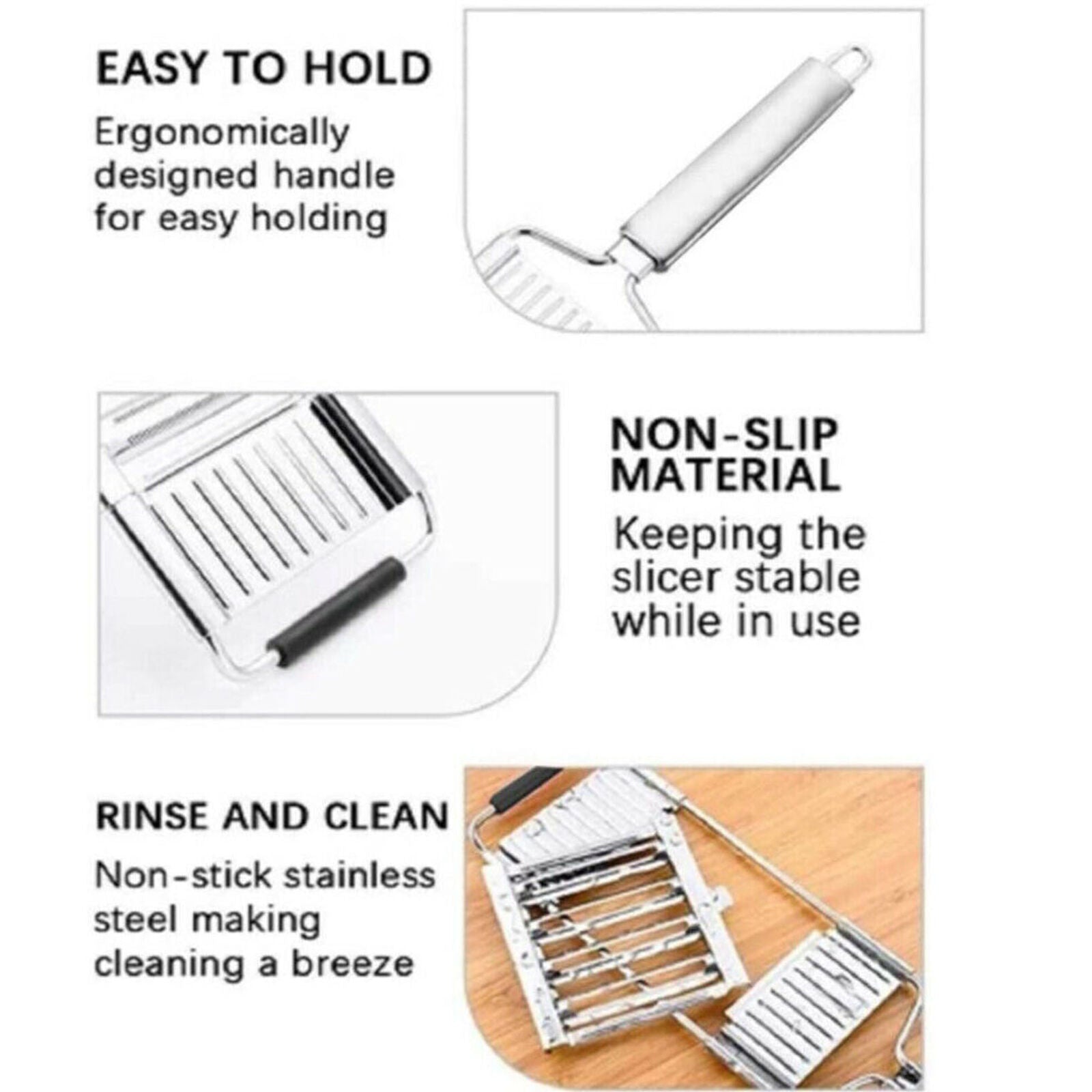 Multi-purpose Vegetable Slicer Stainless Steel Grater Cutter Shredders Fruit