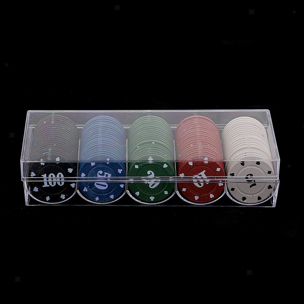 5 10 20 50 100 Game Chips Gambling Prop Accessory 4-gram Bingo Chips Tokens
