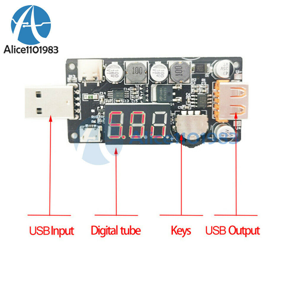 5V USB Cooling Fan Speed Controller LED Dimming Module 10W With Shell BUFS