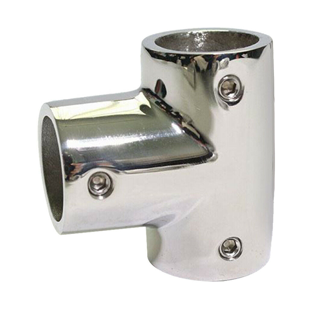 Marine Boat Hand Rail Fitting 7/8" Tee Cross Joint Connector Boat Hardware
