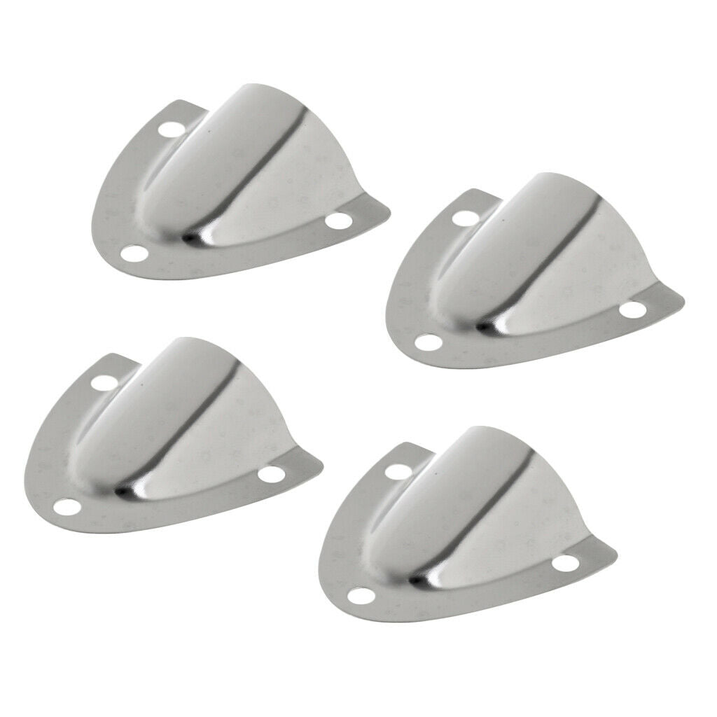 4pcs 316 Stainless Steel Clamshell Ventilator Wire Cable Vent Cover for Boat