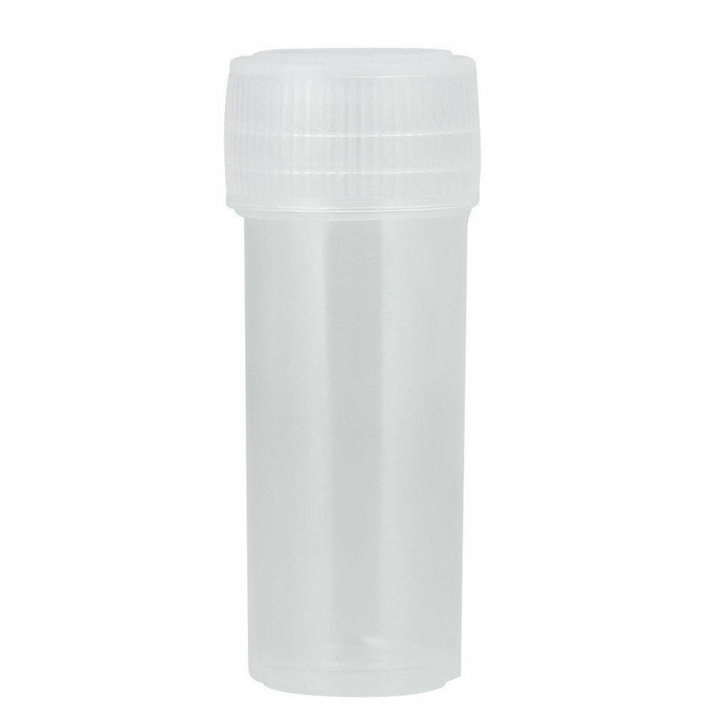 50Pcs 5g Volume Plastic Sample Bottle 5ML Small Bottle Vial Storage Container