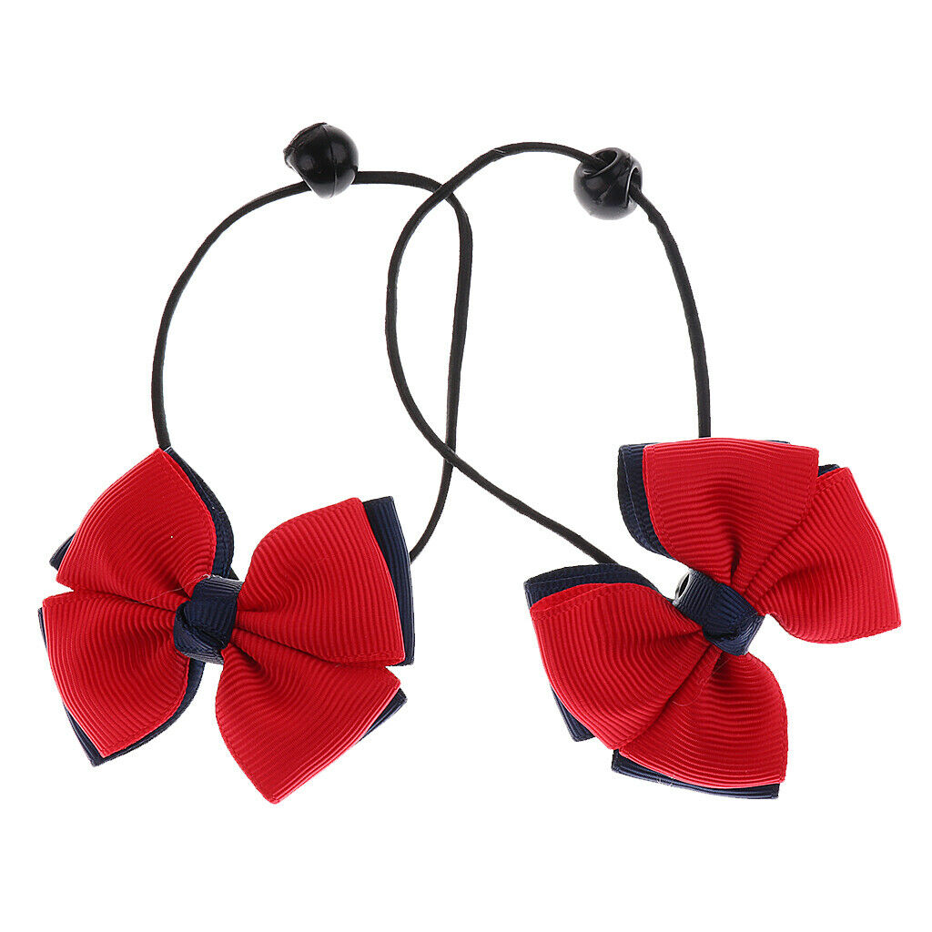 8 Piece Baby Girls Hair Bow Elastic Ties Ponytail Holders Hair Bands Style 3