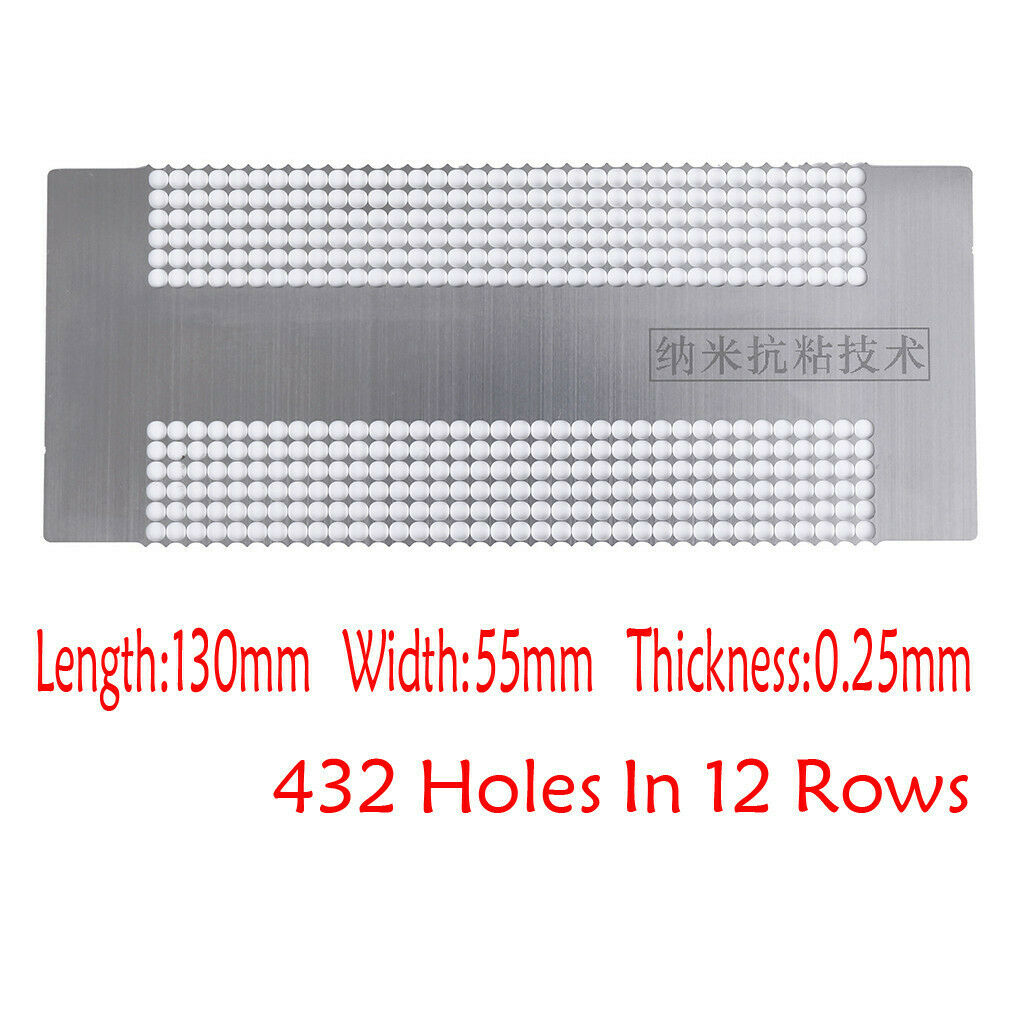 Stainless Steel Diamond Painting Dot Drill Ruler 12 Rows DIY Crafts
