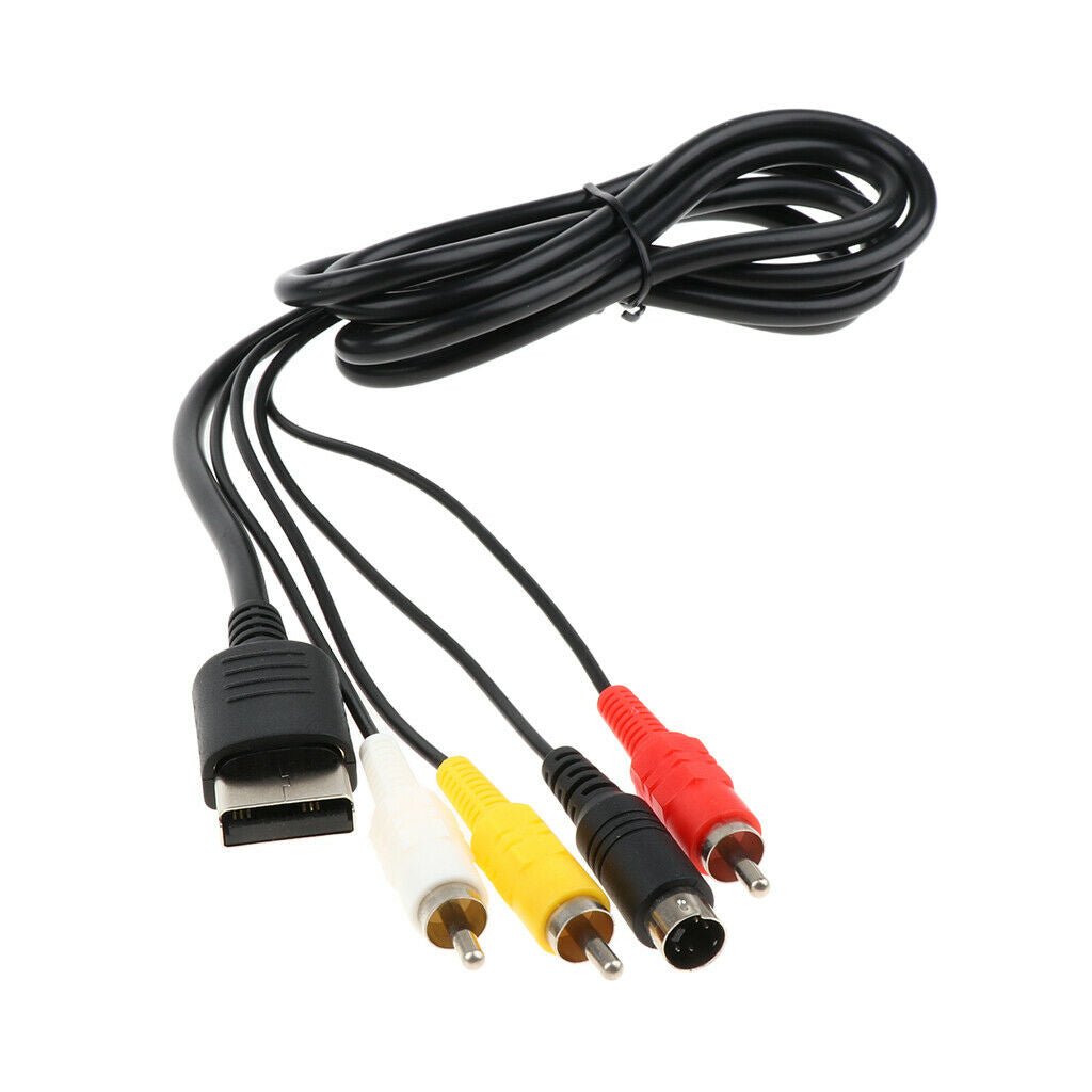 Audio Video AV A/V S-Video Composite Cable Cord Wire For Sega   Console