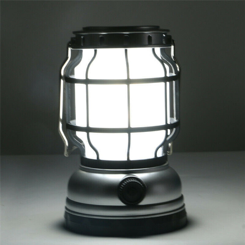 Solar Powered Retro Kerosene light Camping Lamp Flame Light Portable Lantern