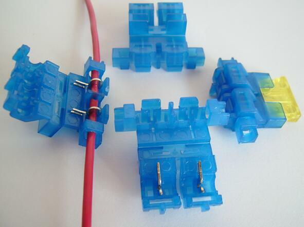 20pc Car Automotive Quick Connect Fuse Holder / Fuse Socket For Medium Size Fuse