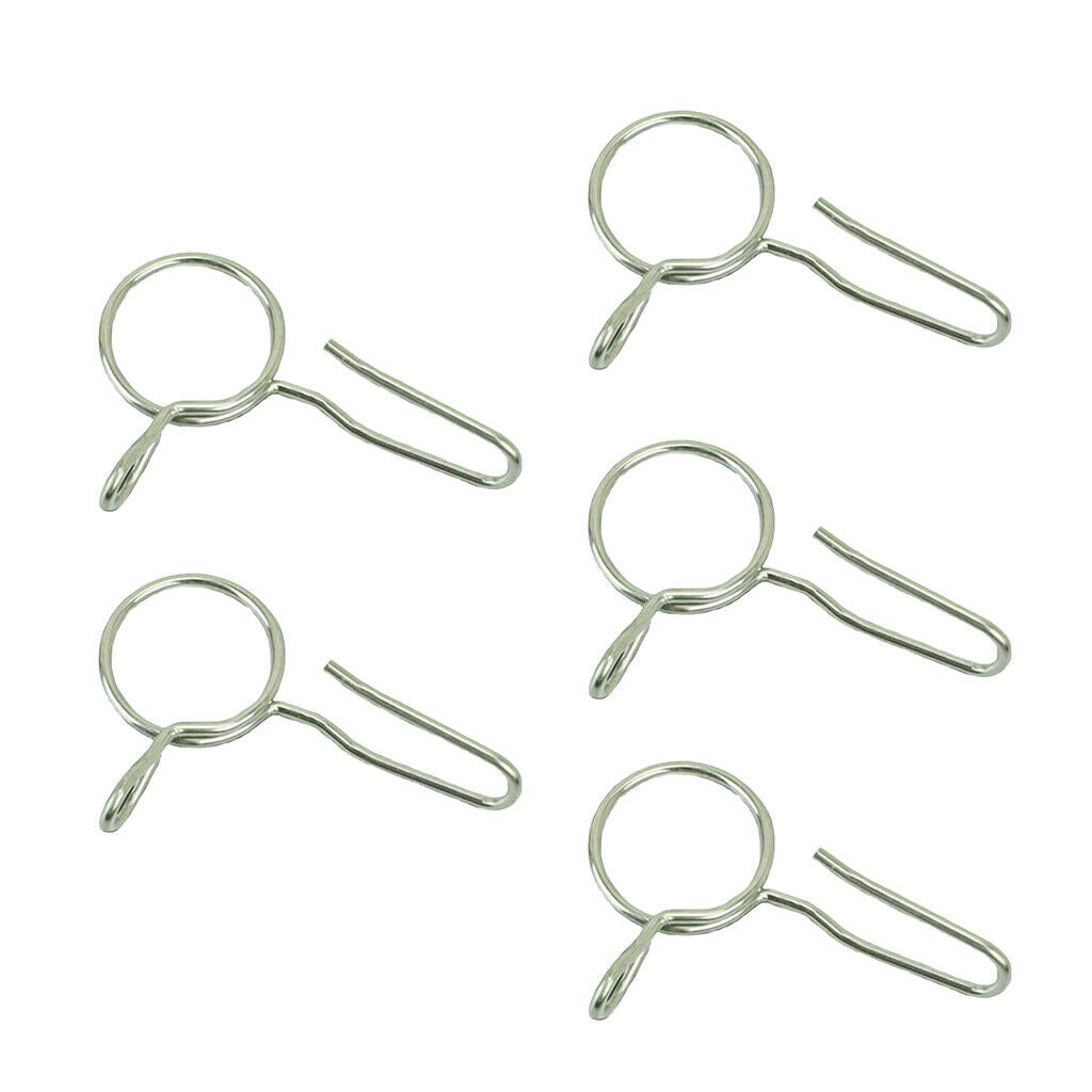 5pcs Stainless Steel Coat Rack Organizer Towel Hat Bag Robe Hanging Hook A