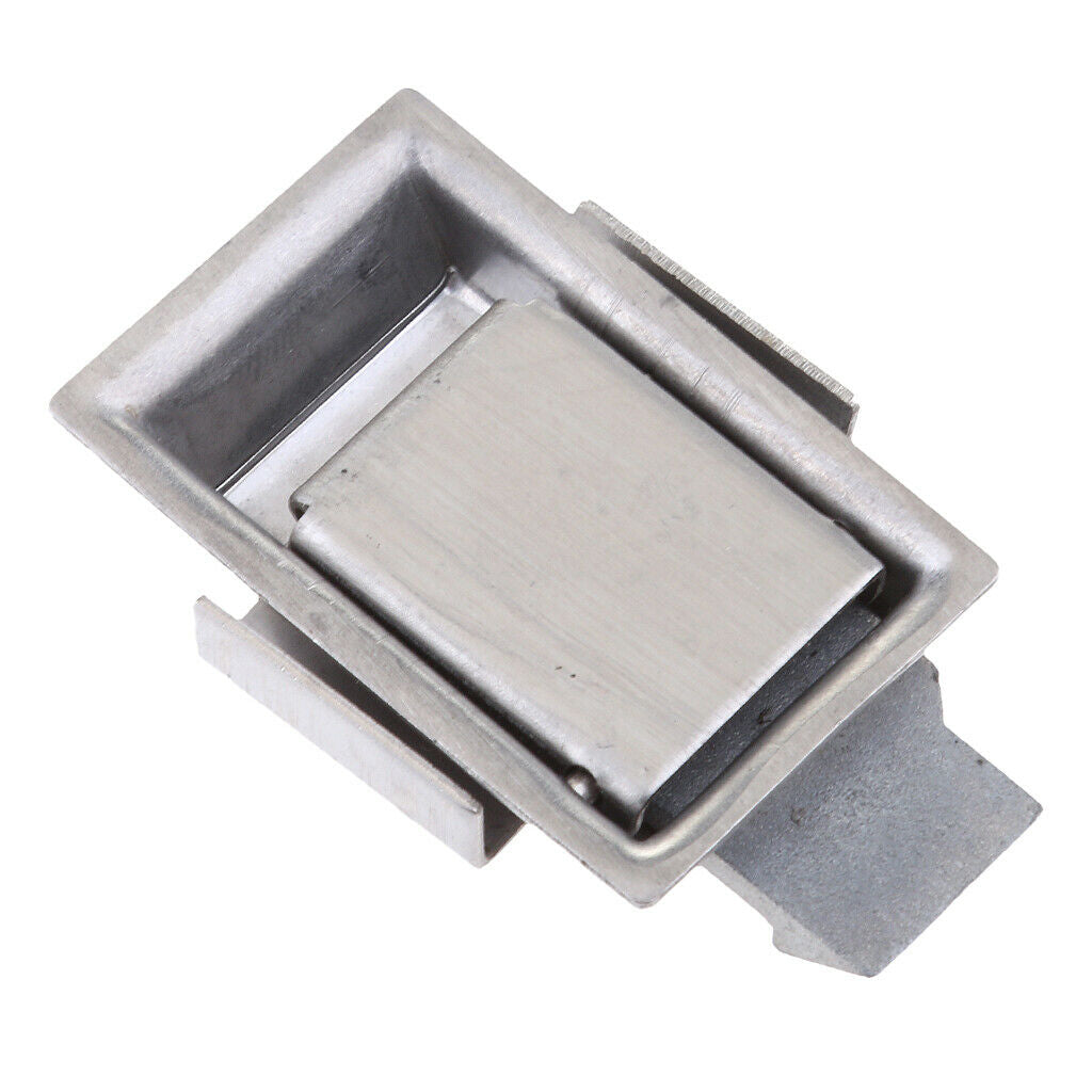 43 x28mm Stainless Steel Paddle Slam Latch with Lock - Flush Single Point Handle