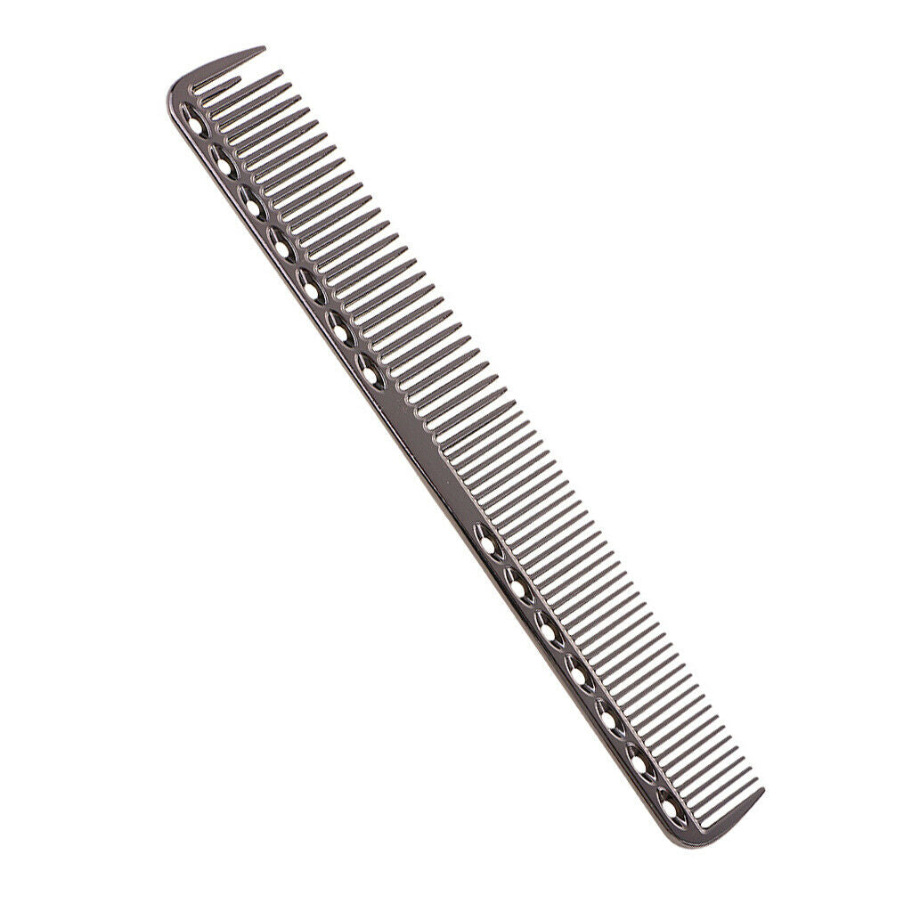 5pcs Aluminum Hairdressing Comb Professional Barbers Hair Cutting Styling Combs