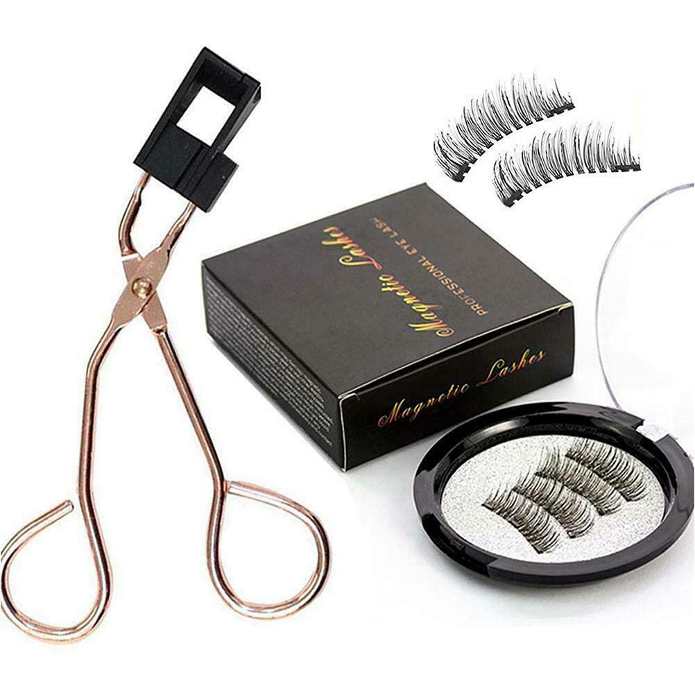 Magnetic Eyelash Clip Set Eyelash Applicator Magnetic False Eyelashes Reusable