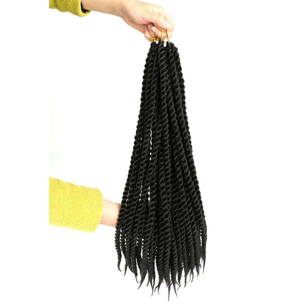 5PACKS 22" Senegalese Twist Braiding Long Crochet Braids Twist Hair Extensions