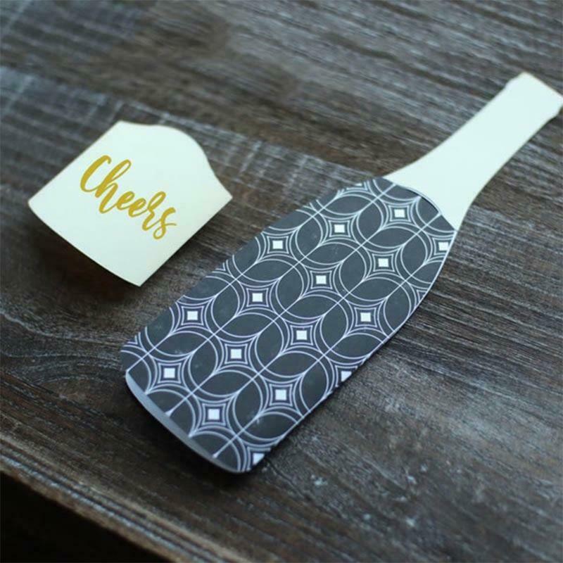 Wine Bottle Set Carbon Steel Cutting Dies DIY Scrapbooking Photo Album Embossing