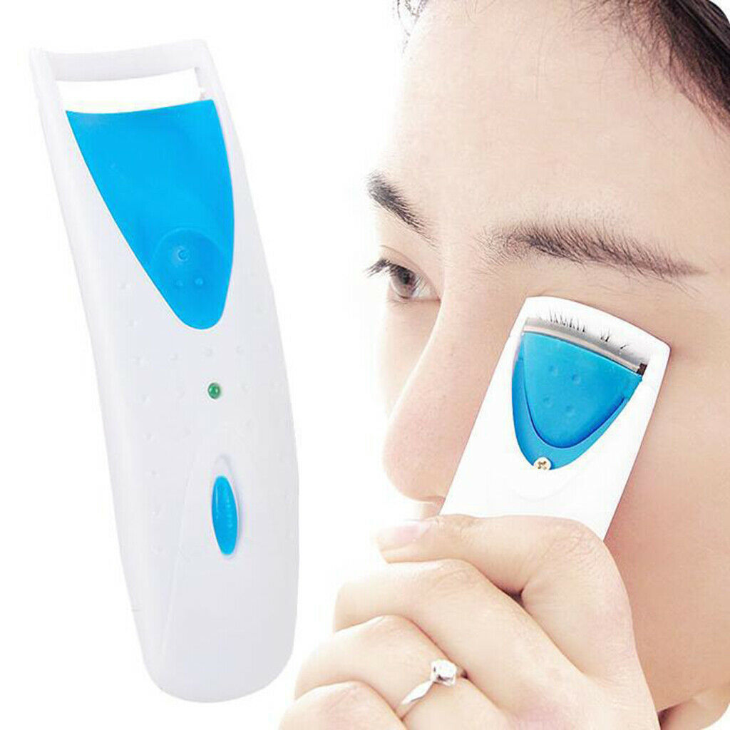 Heated Eyelash Curler Natural Gorgeous Lashes Curling Clip Random Color