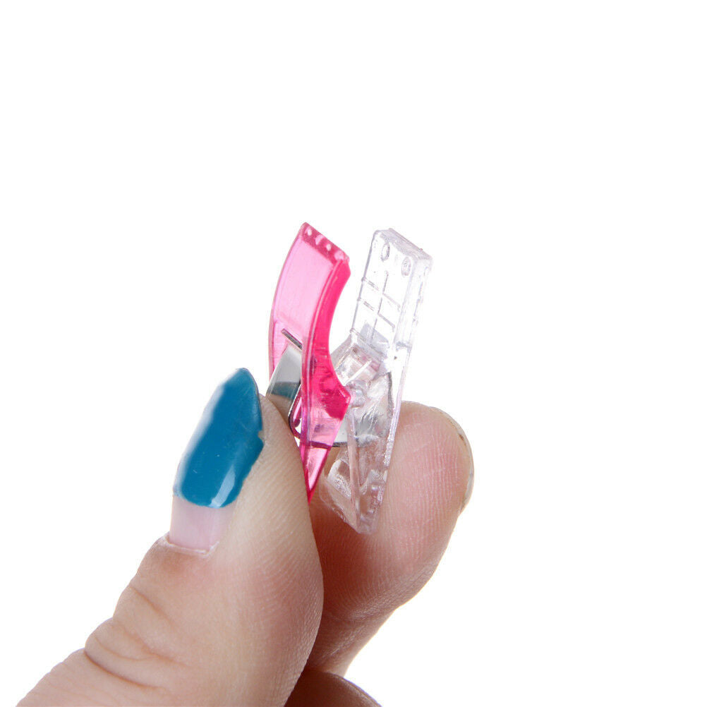 50X Bottles Colourful Wonder Clips Quilters Clips Sewing Quilting Supplies  BDAU