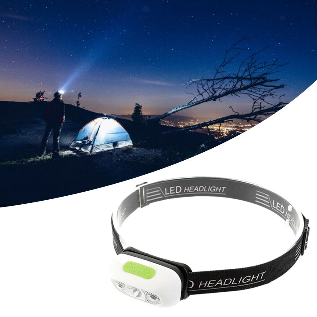 Headlamp Flashlight Head Lamp 3 Modes for Cycling Fishing Climbing Outdoor