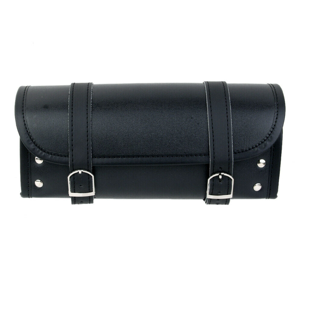 Motorcycle Pannier Saddle Pouch Faux Leather Luggage