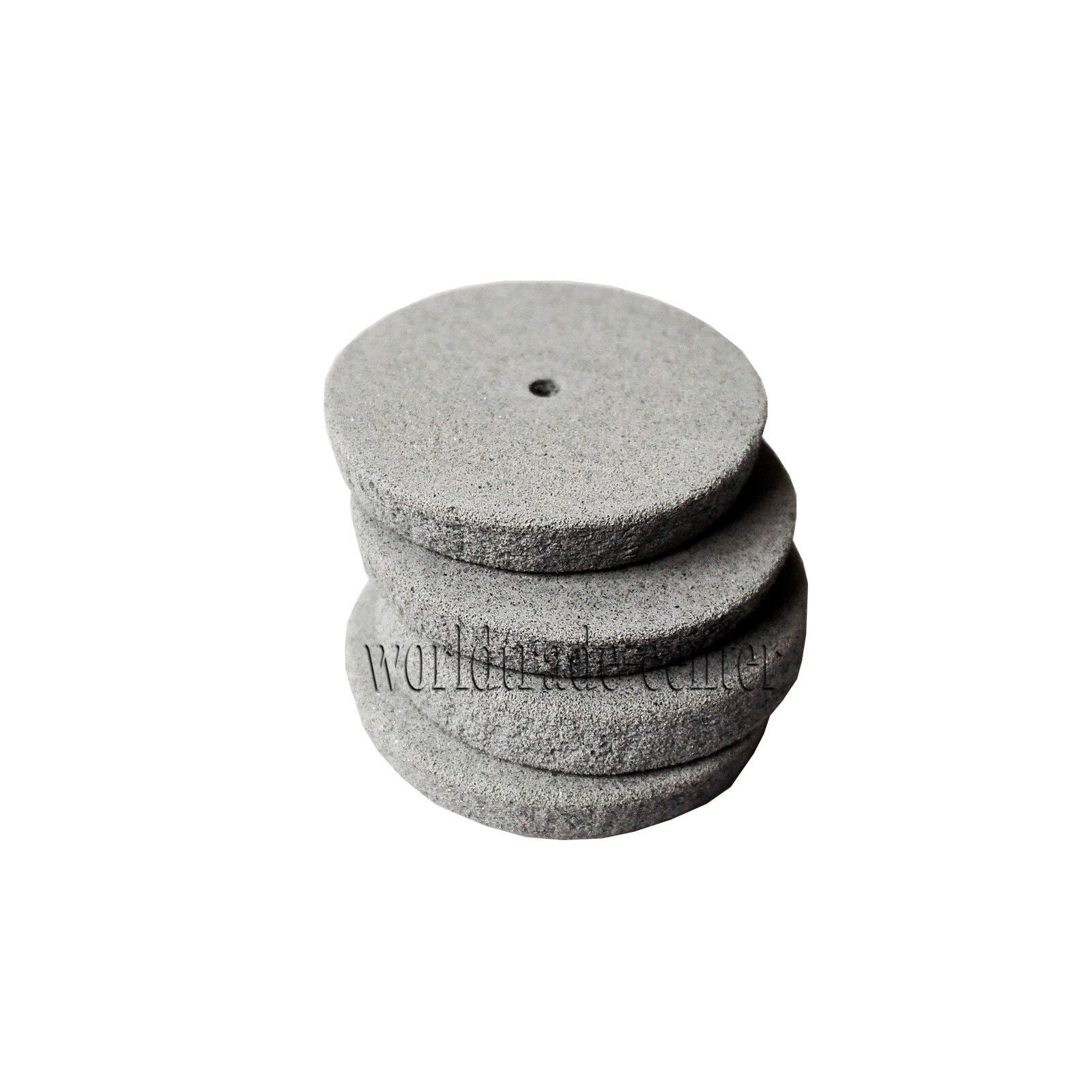 30Pcs White Mid-Coarse TOBOOM Dental Polishing Wheels Silicone Rubber Polishers