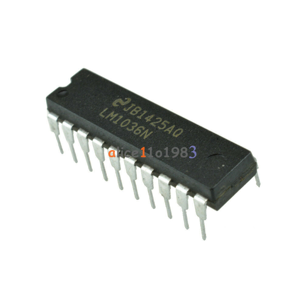 5PCS IC LM1036 LM1036N TONE/VOL/BAL DUAL DC DIP20 DATE CODE:11+ GOOD