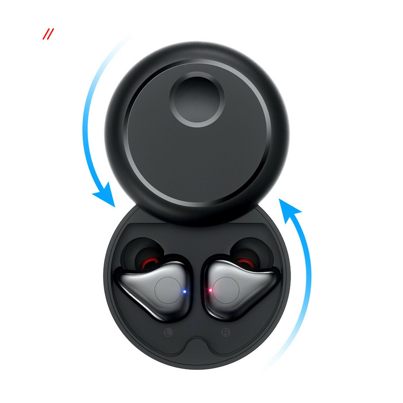 Speaker Earbuds 2 in 1 Bluetooth 5.1 Premium Sound Bicycle Slide to Open