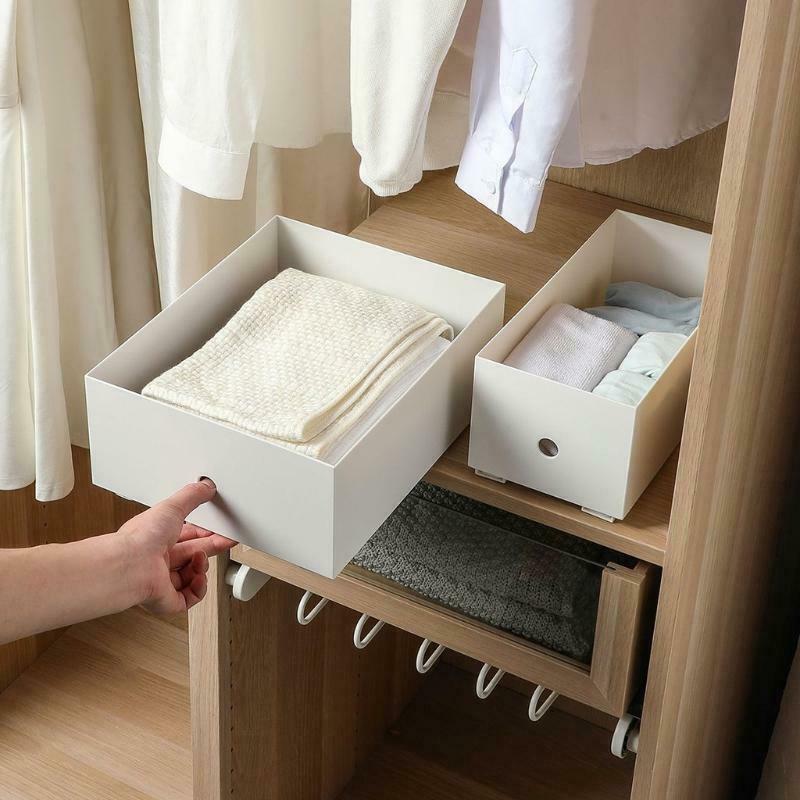 2Pcs Sliding Organizer Track Pull out Track for Kitchen Bedroom Silent Slide out