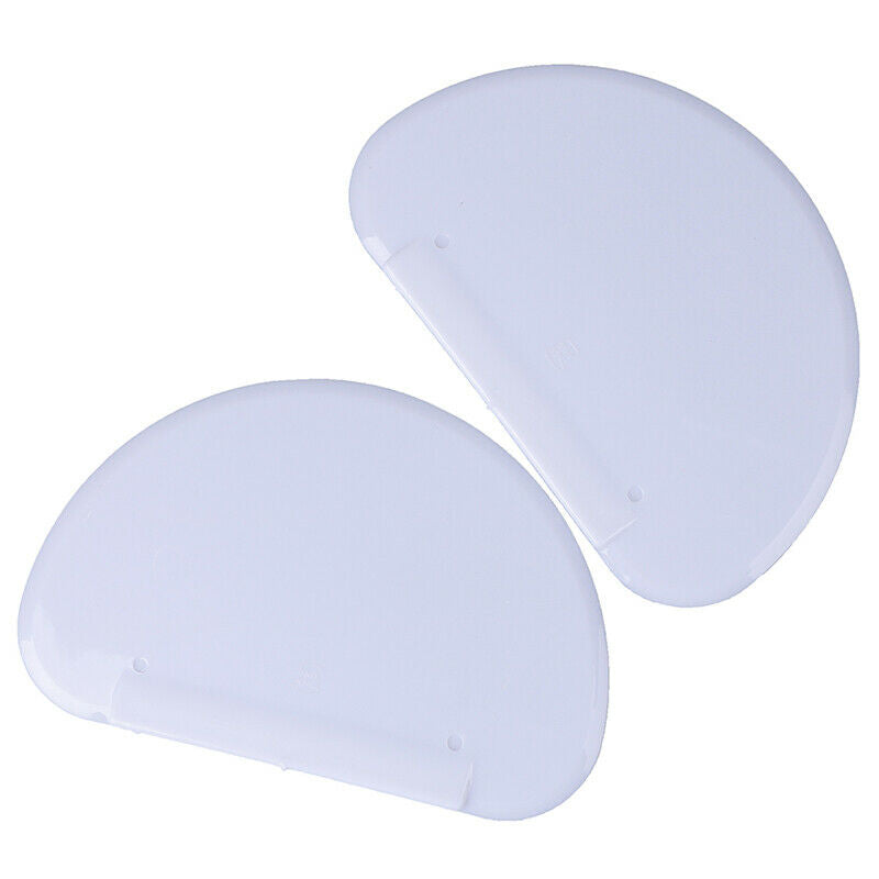 White Pastry Dough Cutter cake Tools Scraper Flexible Safe Plastic Kitche.l8